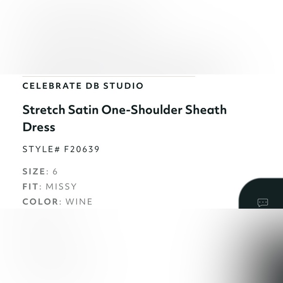 Chic One-Shoulder Burgundy Dress - Picture 4 of 4